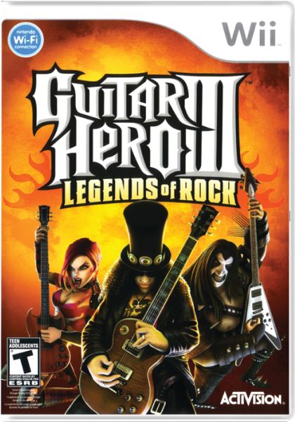 Guitar Hero III Legends of Rock - front cover