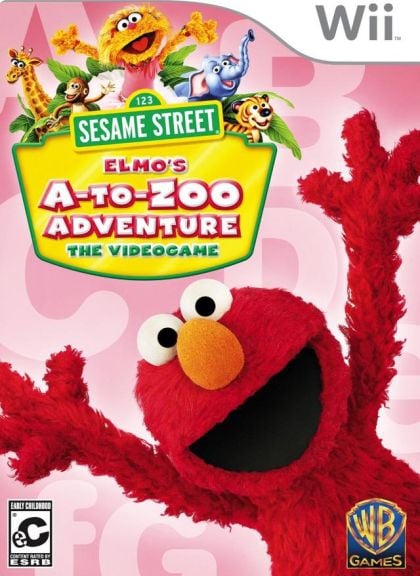 Sesame Street: Elmo's A-To-Zoo Adventure - front cover Sesame Street: Elmo's A-To-Zoo Adventure - front cover