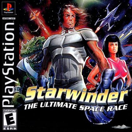 Starwinder the Ultimate Space Race - front cover Starwinder the Ultimate Space Race - front cover