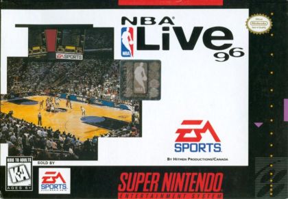 NBA Live 96 - front cover NBA Live 96 - front cover