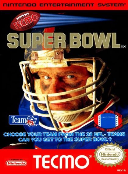 Tecmo Super Bowl - front cover Tecmo Super Bowl - front cover