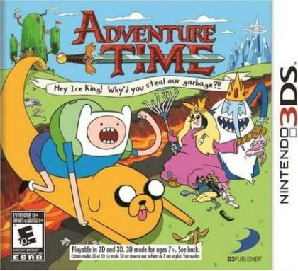 Adventure Time: Hey Ice King! Why'd you steal our garbage?!! - front cover Adventure Time: Hey Ice King! Why'd you steal our garbage?!! - front cover