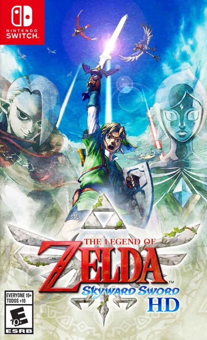 The Legend of Zelda: Skyward Sword HD - Nintendo Switch - front cover The Legend of Zelda: Skyward Sword HD - Nintendo Switch - front cover