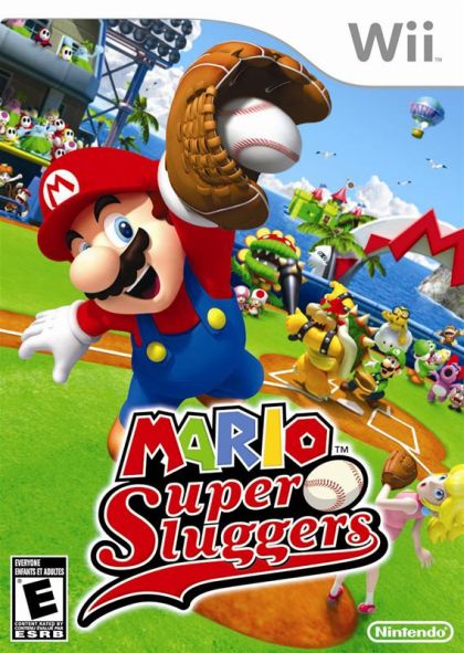 Mario Super Sluggers - front cover Mario Super Sluggers - front cover