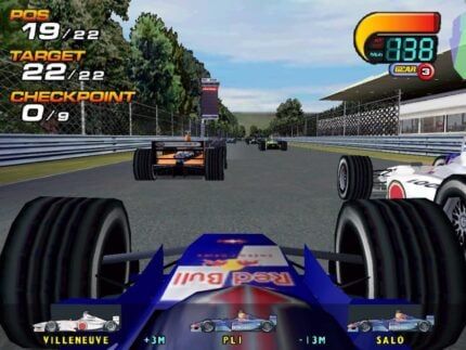 F1 World Grand Prix - back cover