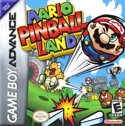 Mario Pinball Land - front cover Mario Pinball Land - front cover