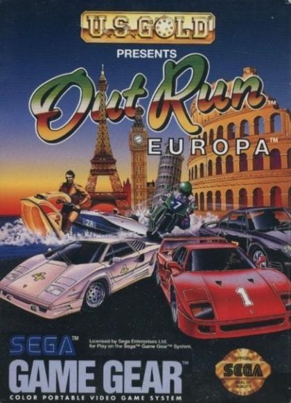 Out Run Europa - front cover Out Run Europa - front cover