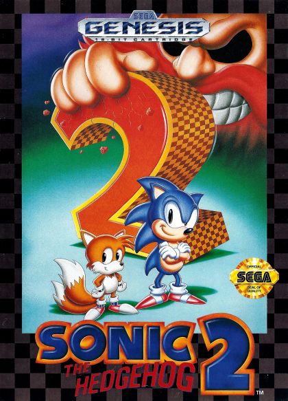 Sonic the Hedgehog 2 - front cover
