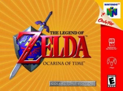 Zelda Ocarina of Time (Gold Cart) - front cover Zelda Ocarina of Time (Gold Cart) - front cover