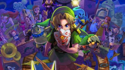 Zelda Majoras Mask 3D - back cover