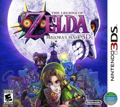 Zelda Majoras Mask 3D - front cover