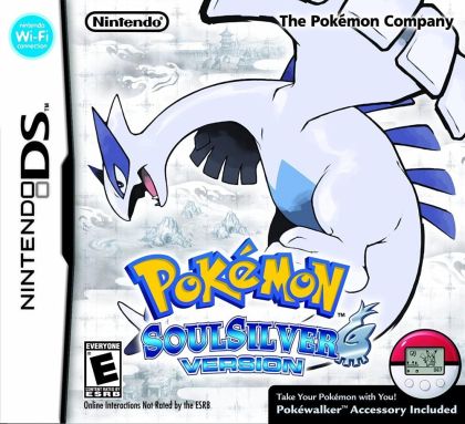 Pokemon SoulSilver Versi - front cover Pokemon SoulSilver Versi - front cover