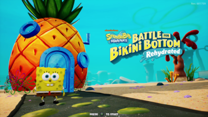 Spongebob Squarepants: Battle for Bikini Bottom - Rehydrated - Xbox One Standard Edition - back cover