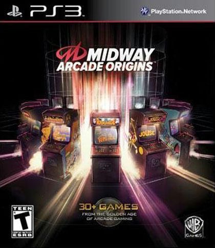 Midway Arcade Origins - front cover Midway Arcade Origins - front cover