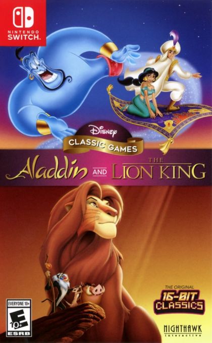 Disney Classic Games: Aladdin and Lion King - front cover Disney Classic Games: Aladdin and Lion King - front cover