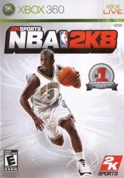 NBA 2K8 - front cover NBA 2K8 - front cover