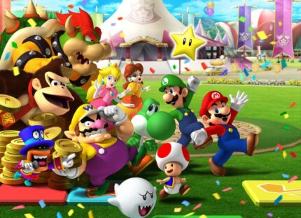 Mario Party 8 - back cover