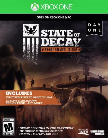 State of Decay Year One Survival Edition - front cover State of Decay Year One Survival Edition - front cover