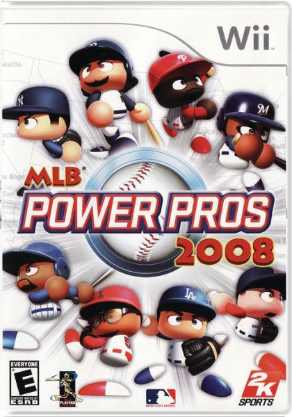 MLB Power Pros 2008 - front cover MLB Power Pros 2008 - front cover