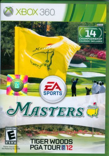 Tiger Woods PGA Tour 12: The Masters - front cover Tiger Woods PGA Tour 12: The Masters - front cover