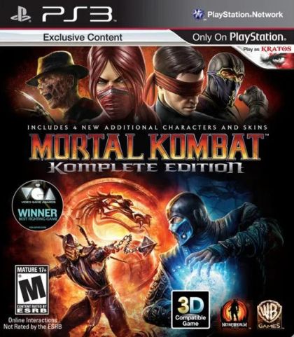 Mortal Kombat - front cover Mortal Kombat - front cover