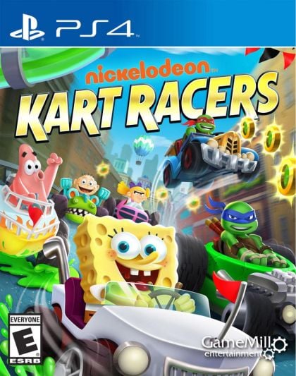 Nickelodeon Kart Racers - PlayStation 4 - front cover Nickelodeon Kart Racers - PlayStation 4 - front cover