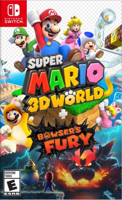 Super Mario 3D World + Bowser's Fury - Nintendo Switch - front cover Super Mario 3D World + Bowser's Fury - Nintendo Switch - front cover