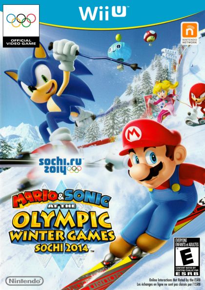 Mario & Sonic at the Sochi 2014 Olympic Games - front cover