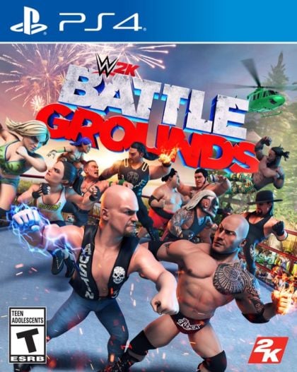 WWE2K Battle Grounds - front cover WWE2K Battle Grounds - front cover