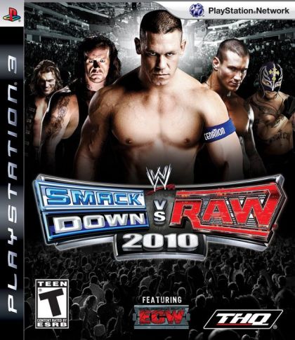 WWE Smackdown vs. Raw 2010 - front cover