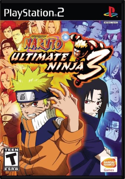 Naruto Ultimate Ninja 3 - front cover Naruto Ultimate Ninja 3 - front cover