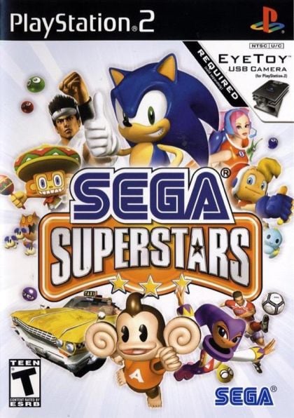 Sega Superstars - front cover Sega Superstars - front cover