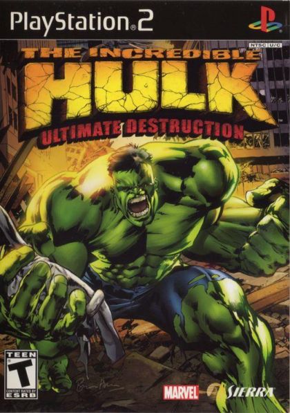 The Incredible Hulk Ultimate Destruction - front cover The Incredible Hulk Ultimate Destruction - front cover