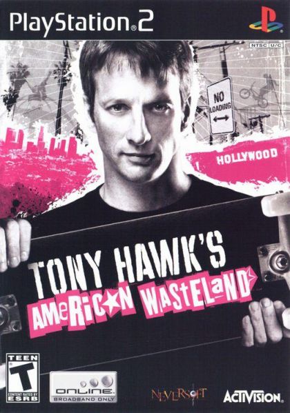 Tony Hawk American Wasteland - front cover Tony Hawk American Wasteland - front cover