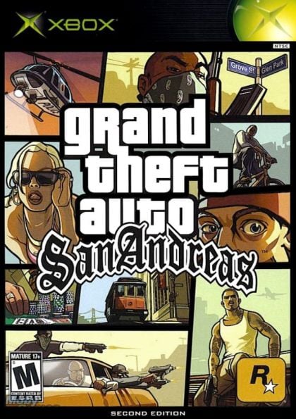 Grand Theft Auto San Andreas - front cover Grand Theft Auto San Andreas - front cover