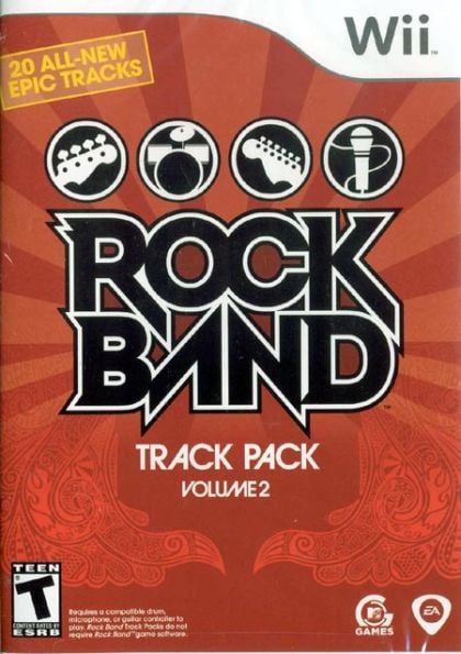 Rock Band Track Pack Volume 2 - front cover Rock Band Track Pack Volume 2 - front cover