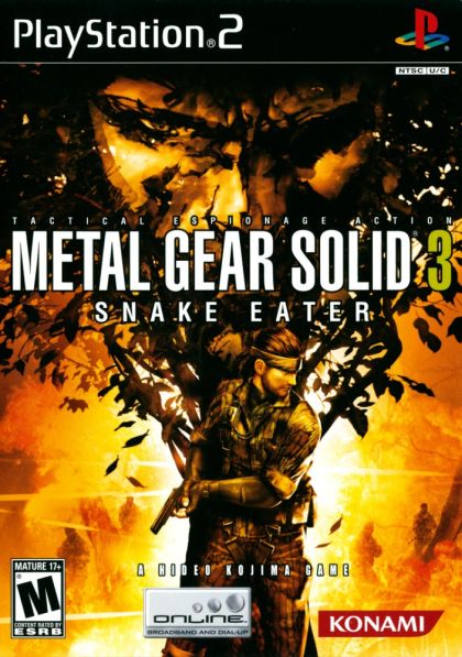 Metal Gear Solid Snake Eater - front cover