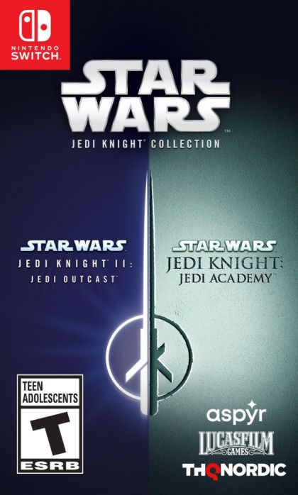 Star Wars Jedi Outcast - front cover Star Wars Jedi Outcast - front cover