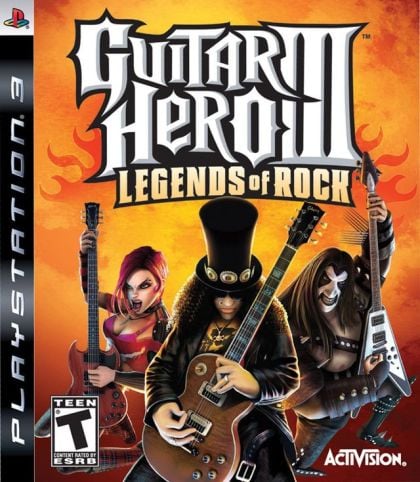 Guitar Hero III: Legends of Rock - front cover Guitar Hero III: Legends of Rock - front cover