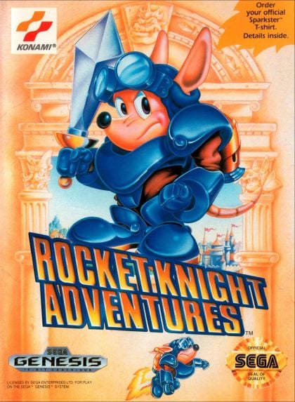 Rocket Knight Adventures - front cover Rocket Knight Adventures - front cover