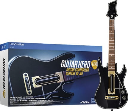 Guitar Hero Live Standalone Guitar Ps4 - back cover