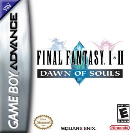 Final Fantasy I & II Dawn of Souls - front cover Final Fantasy I & II Dawn of Souls - front cover
