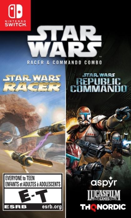 Star Wars Racer & Commando Combo - front cover Star Wars Racer & Commando Combo - front cover
