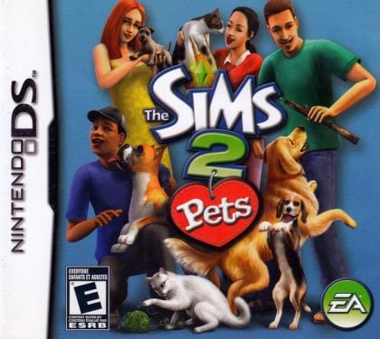 The Sims 2 Pets - Nintendo DS - front cover The Sims 2 Pets - Nintendo DS - front cover