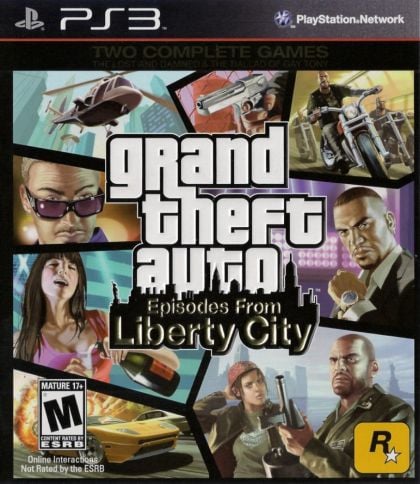 Grand Theft Auto: Episodes from Liberty City - front cover Grand Theft Auto: Episodes from Liberty City - front cover