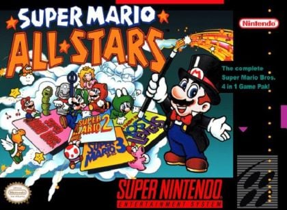 Super Mario AllStars - front cover Super Mario AllStars - front cover