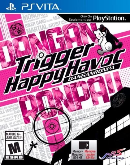DanganRonpa: Trigger Happy Havoc - front cover DanganRonpa: Trigger Happy Havoc - front cover