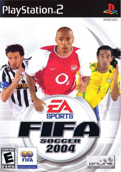 FIFA 2004 - front cover FIFA 2004 - front cover