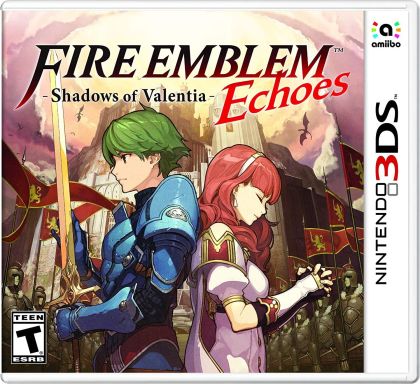 Fire Emblem Echoes: Shadows of Valentia - front cover Fire Emblem Echoes: Shadows of Valentia - front cover