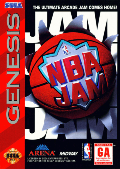 NBA Jam - front cover NBA Jam - front cover